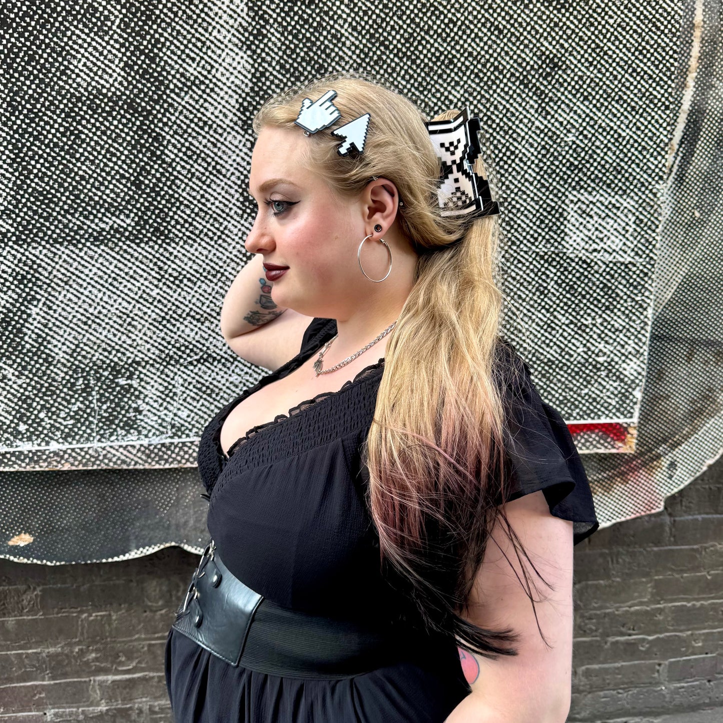 Y2K Timer Hair Claw