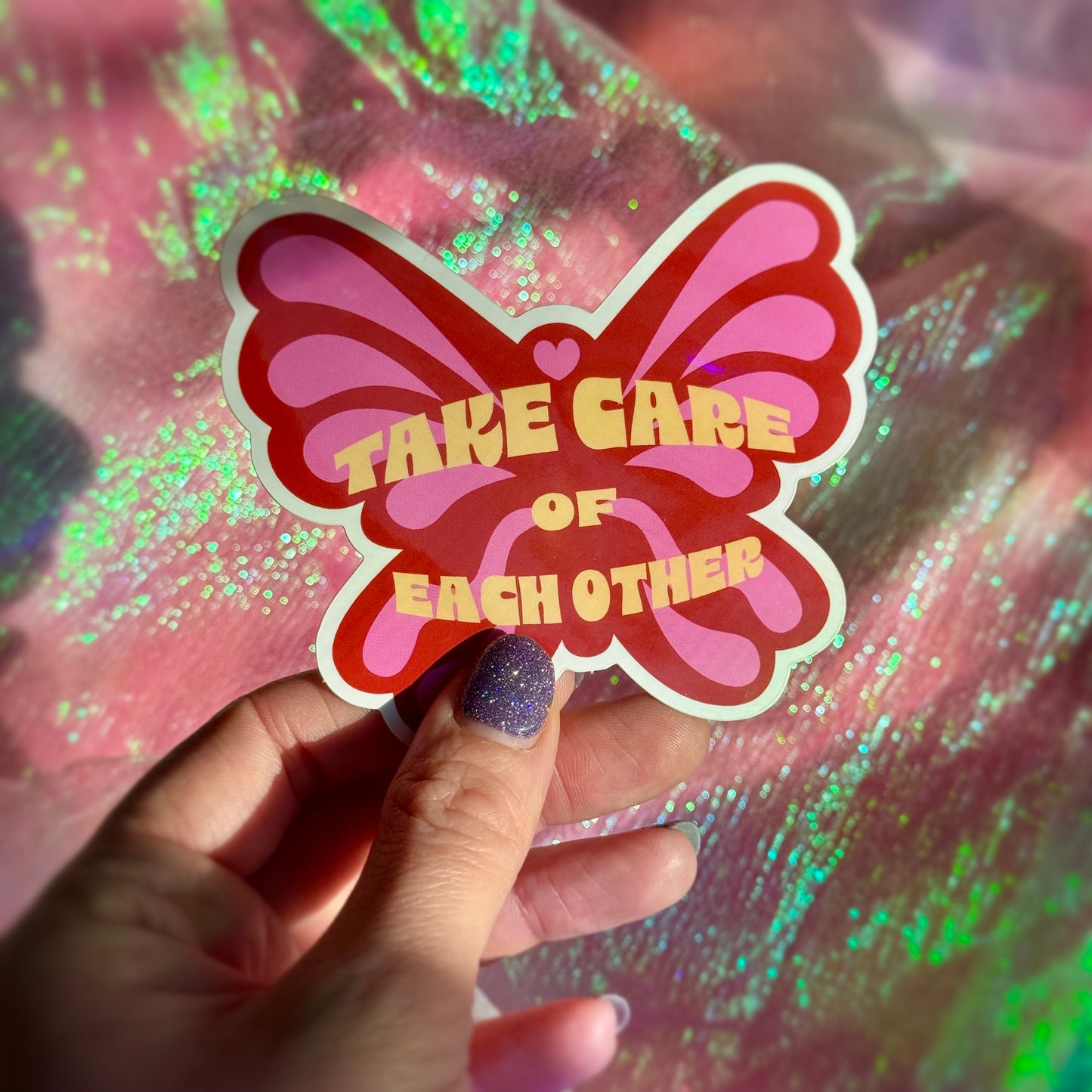 Take Care Sticker