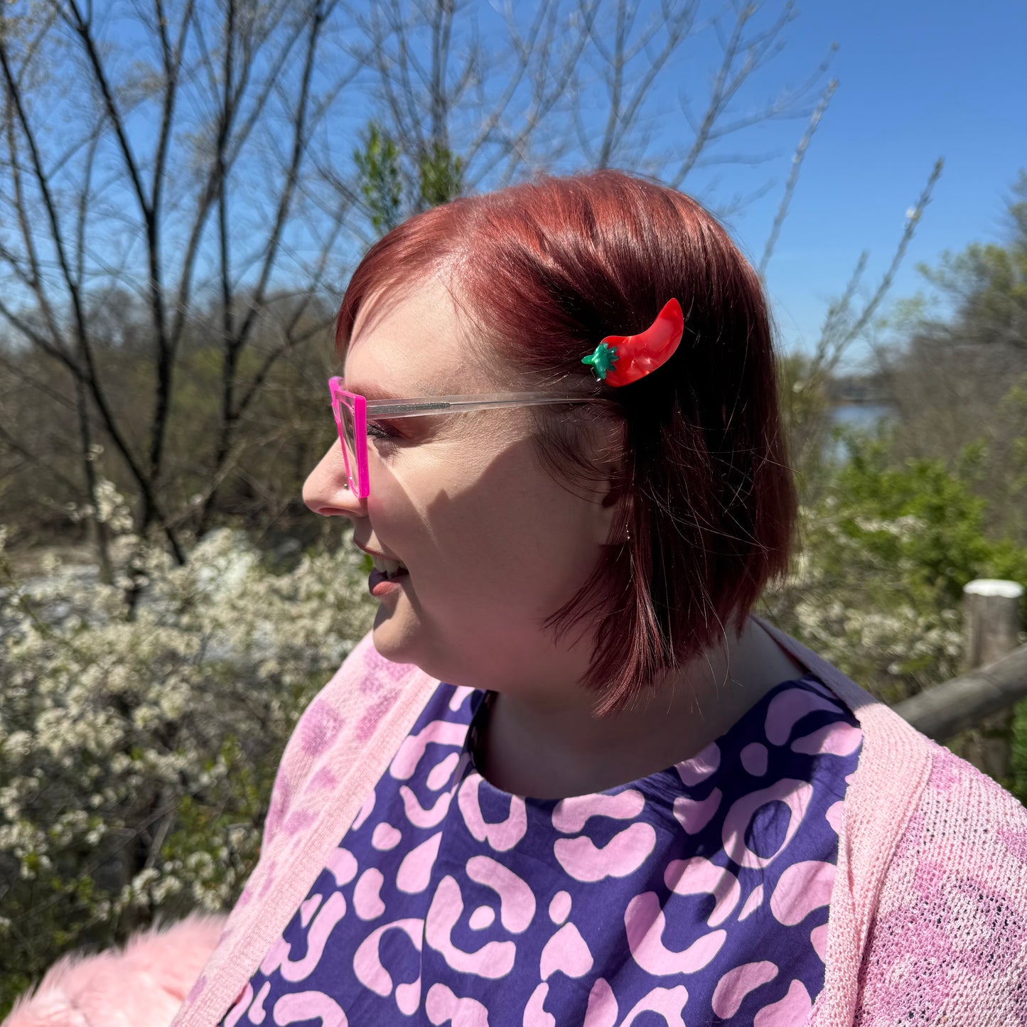 Hot Pepper Hair Clips