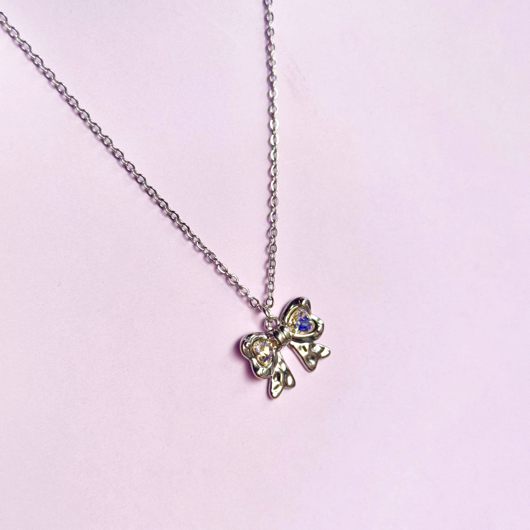 Bow Pendant Necklace