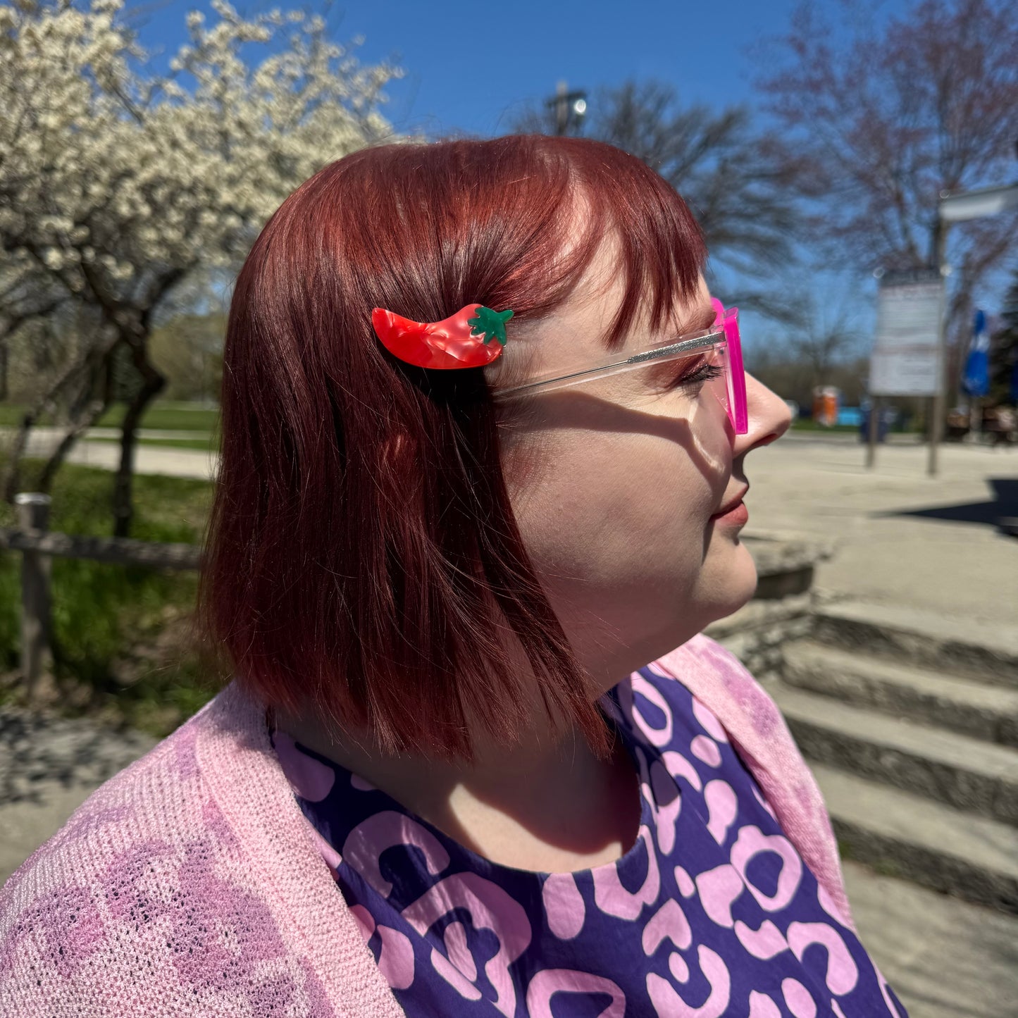 Hot Pepper Hair Clips