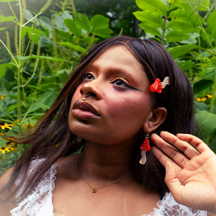 Magic Mushroom Earrings