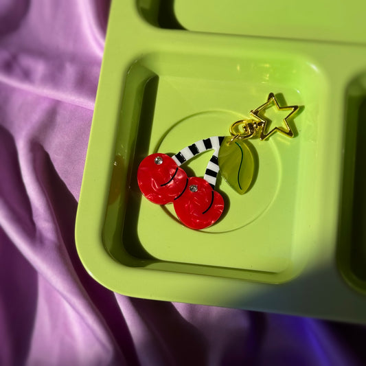 Cherry Bag Charm