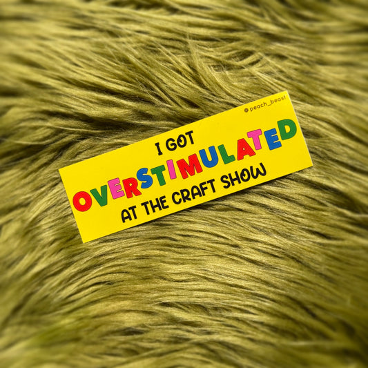 Overstimulated At The Craft Show