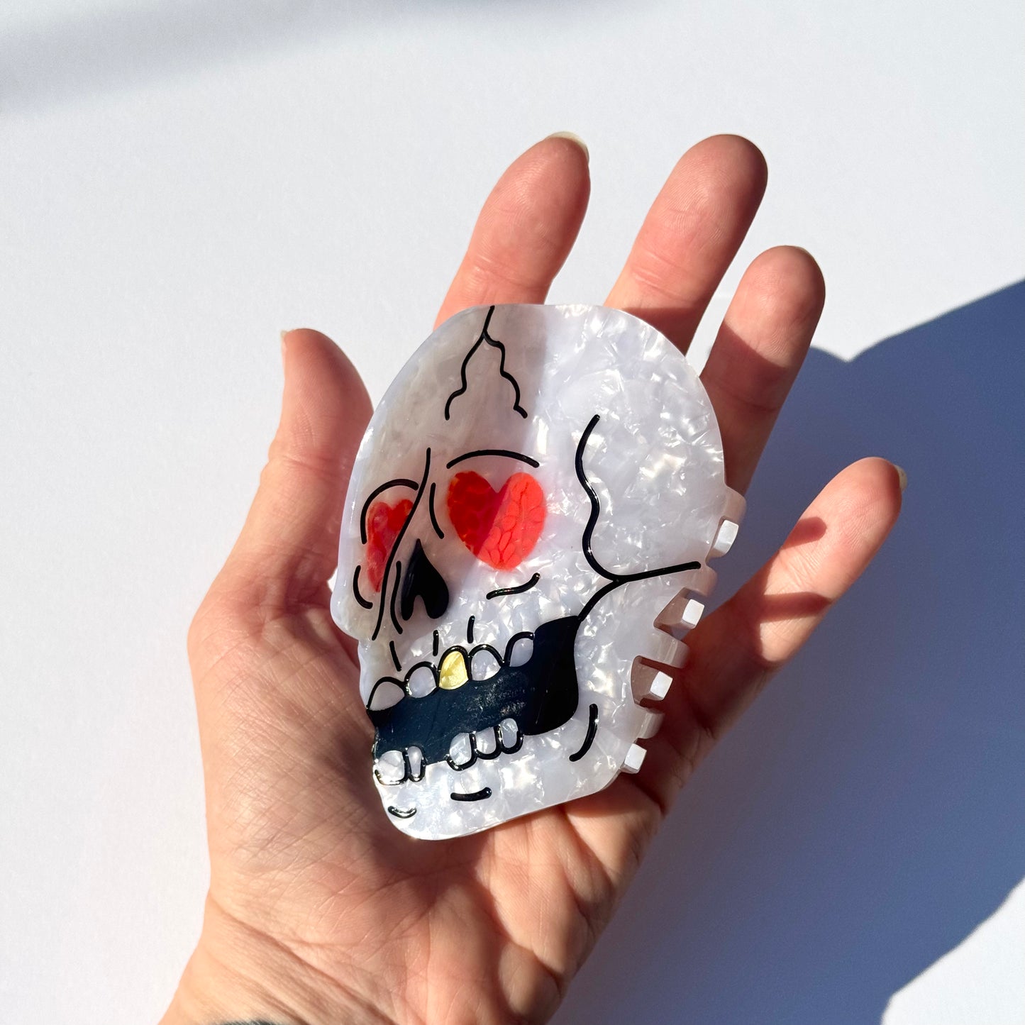 S-Skull Hair Claw