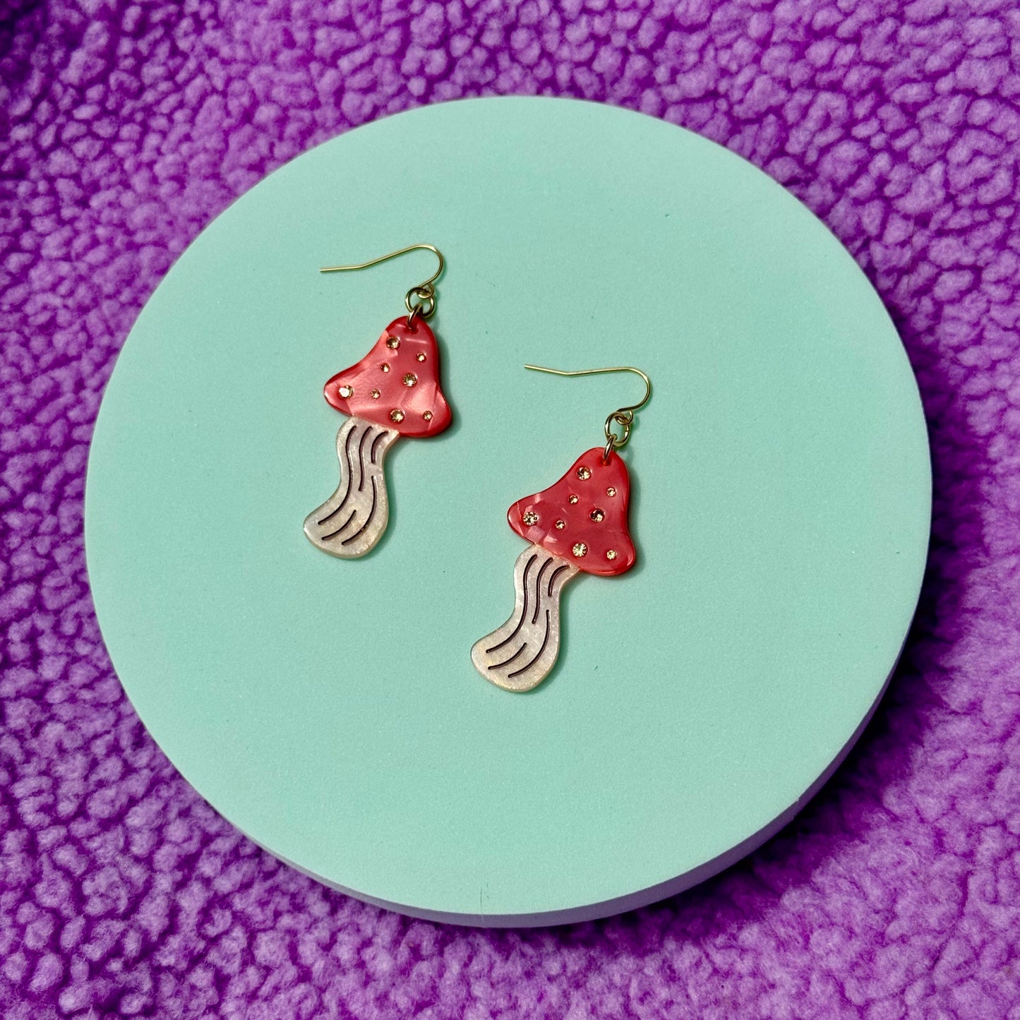 Magic Mushroom Earrings