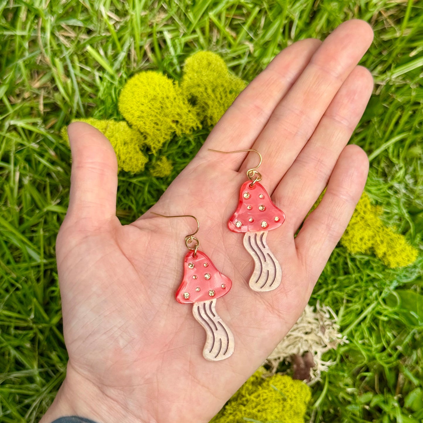 Magic Mushroom Earrings