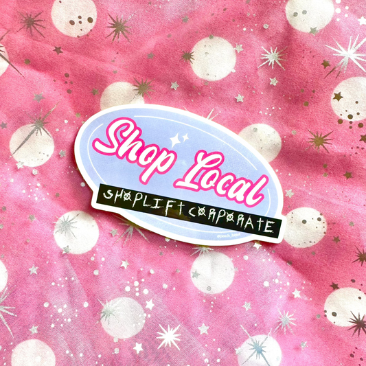Shop Local Sticker