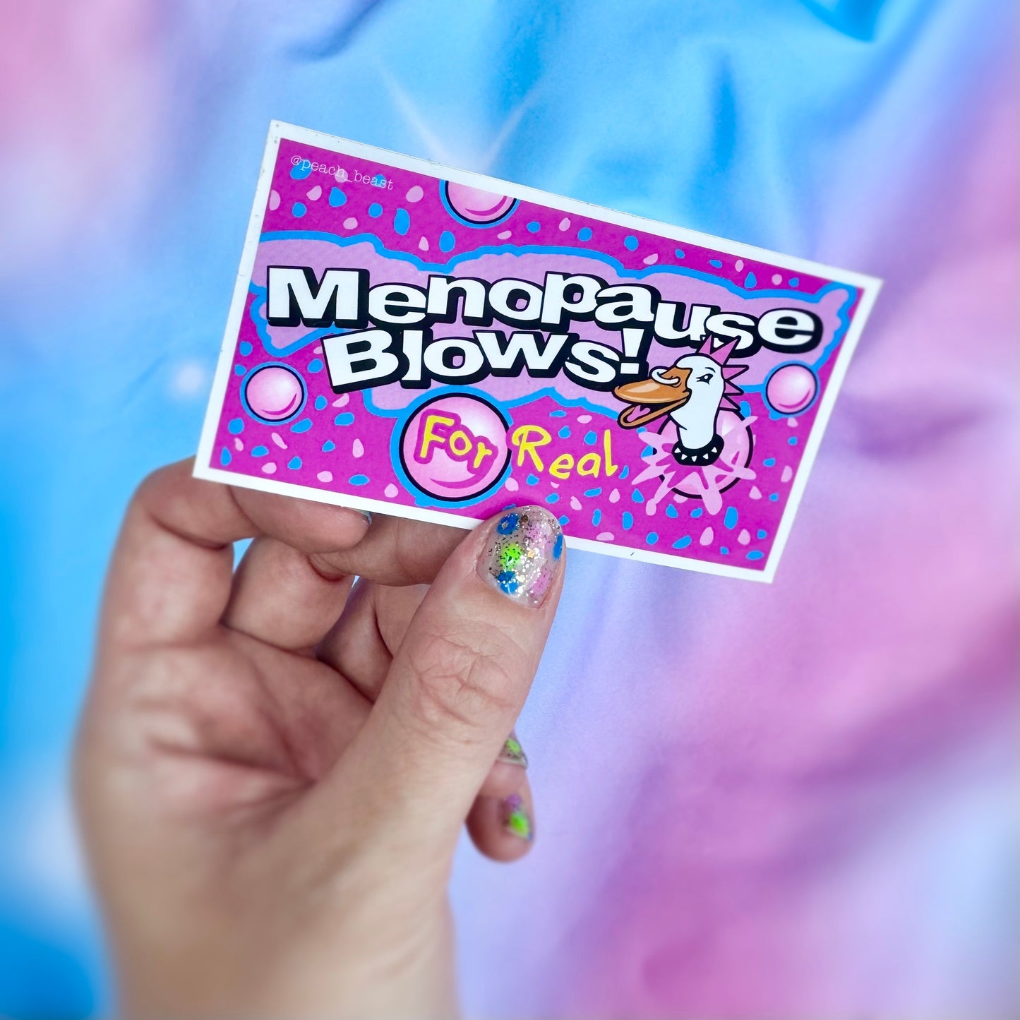 Menopause Blows Sticker