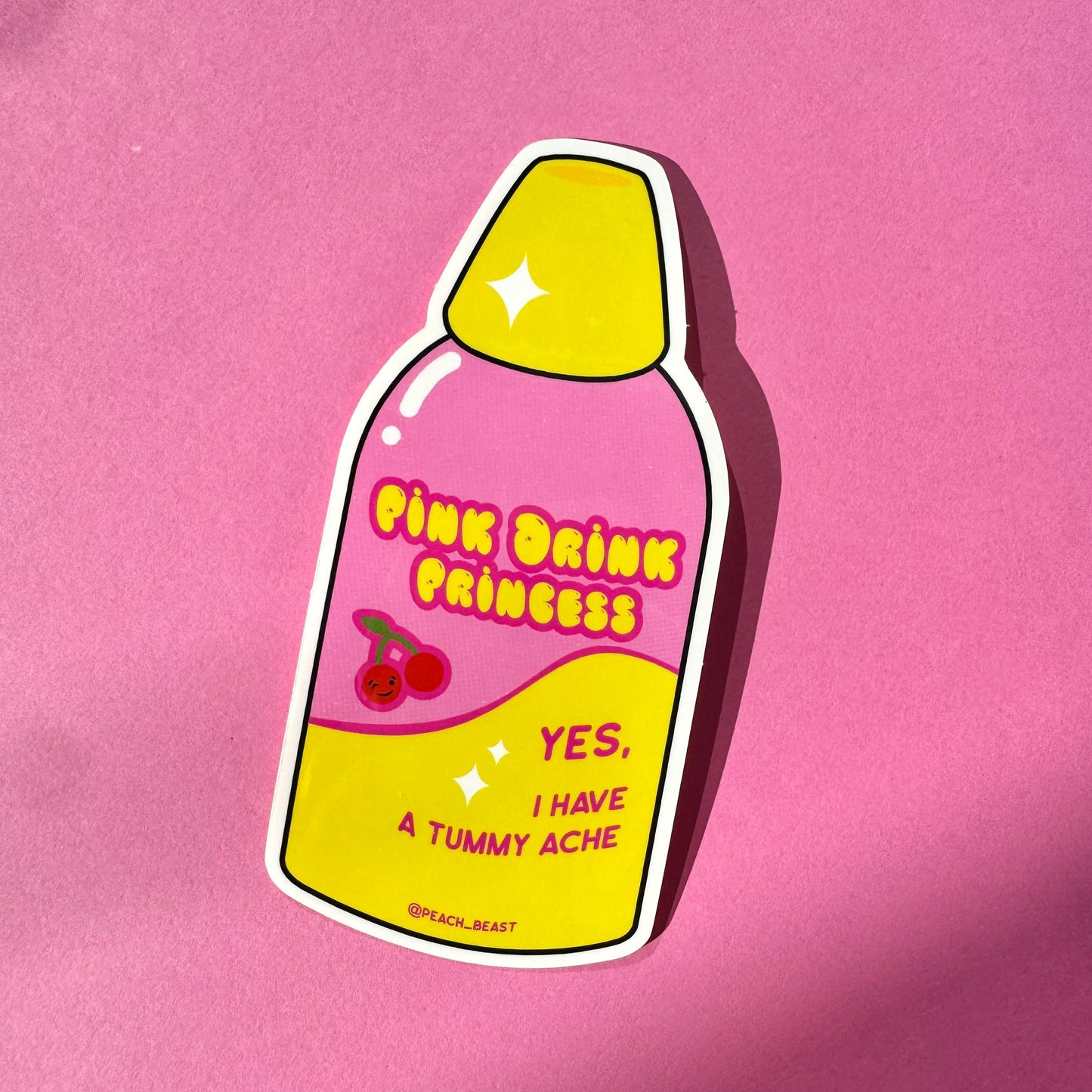 Pink Drink Sticker