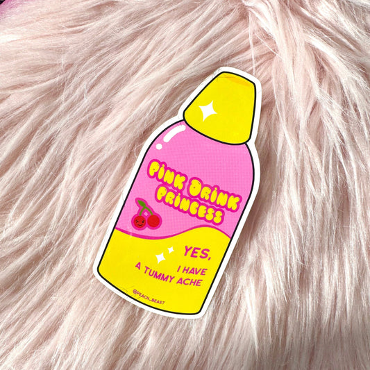 Pink Drink Sticker