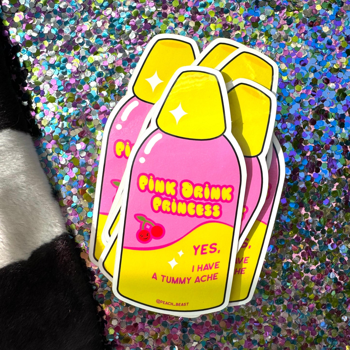 Pink Drink Sticker