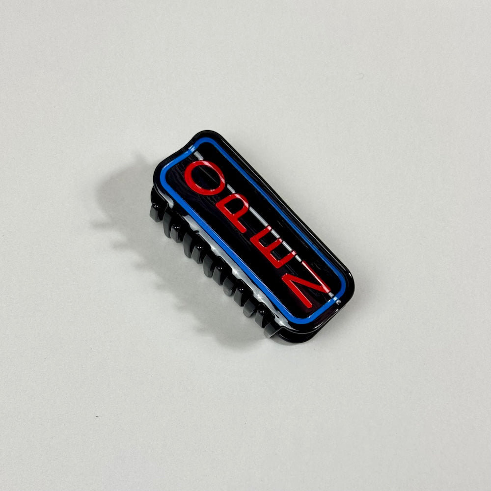 Open Sign Hair Claw – Peach Beast
