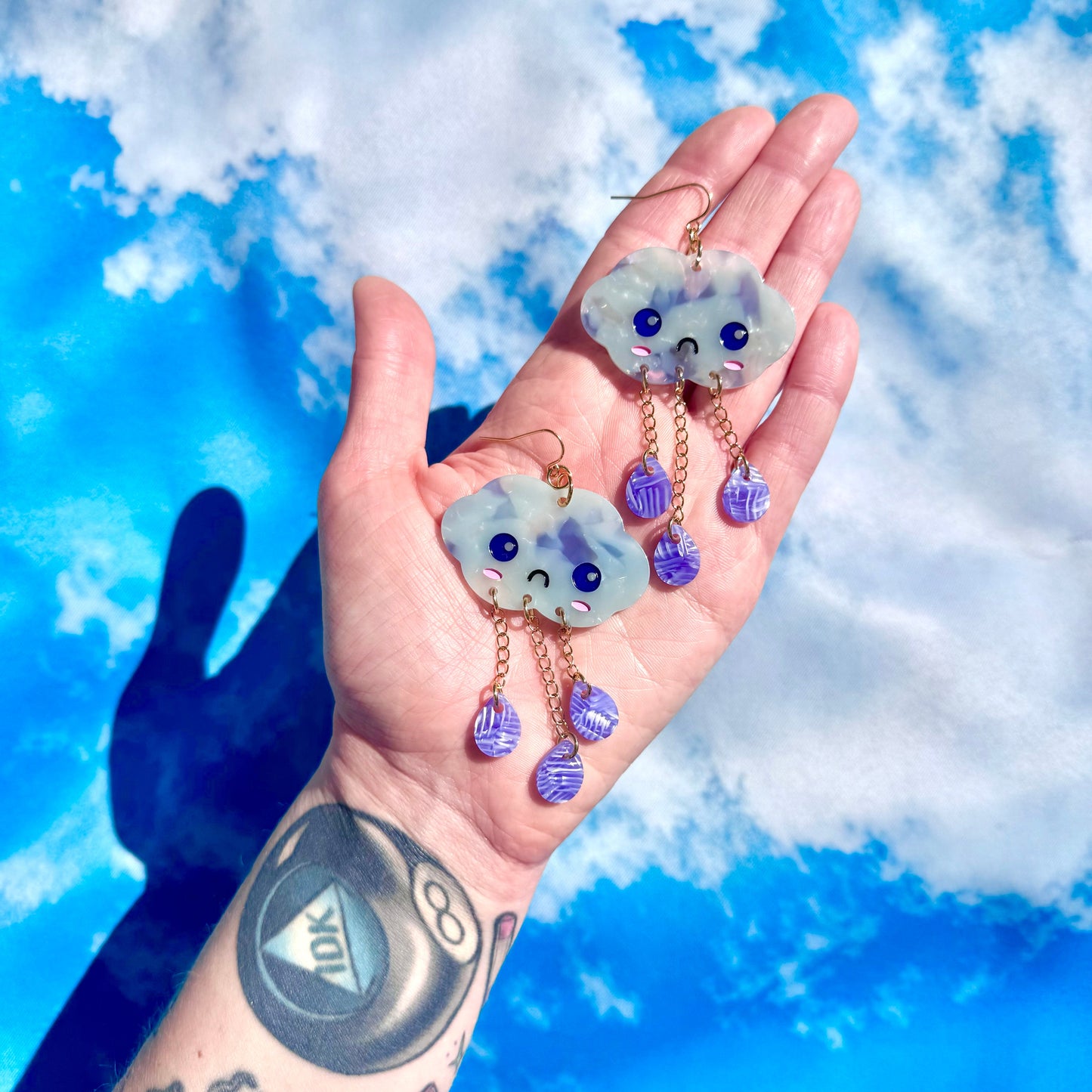 Crying Cloud Earrings