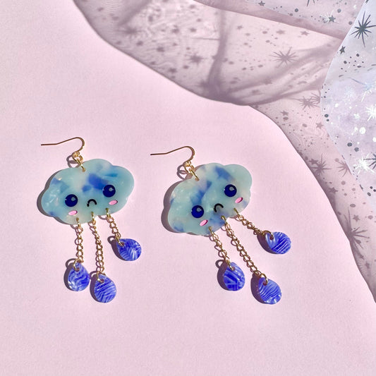 Crying Cloud Earrings