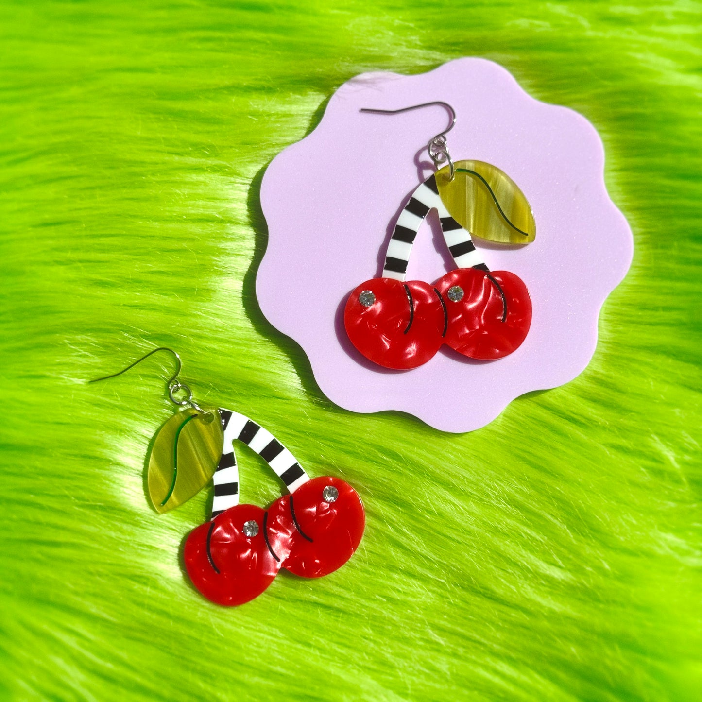 Punk Cherry Earrings