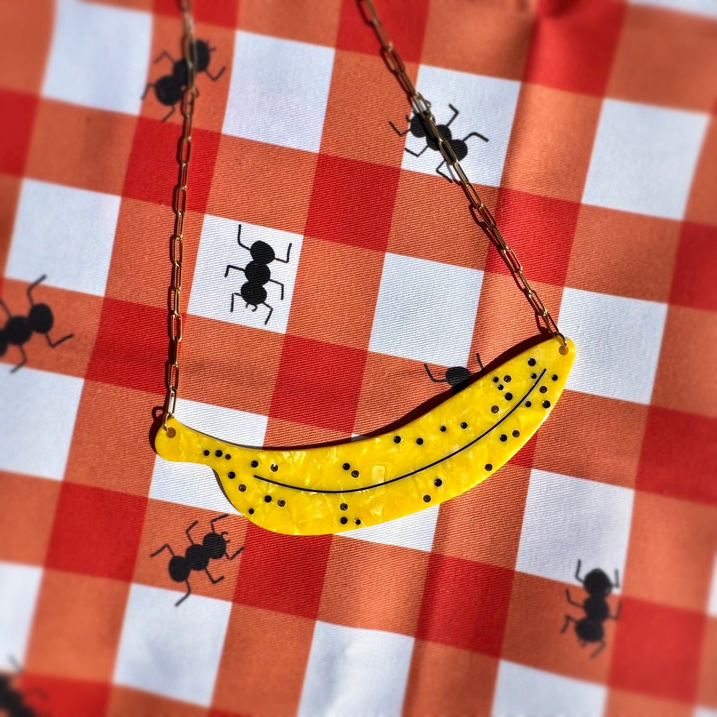 Ripe Banana Statement Necklace