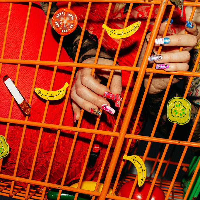 Tomato Hair Clip Set