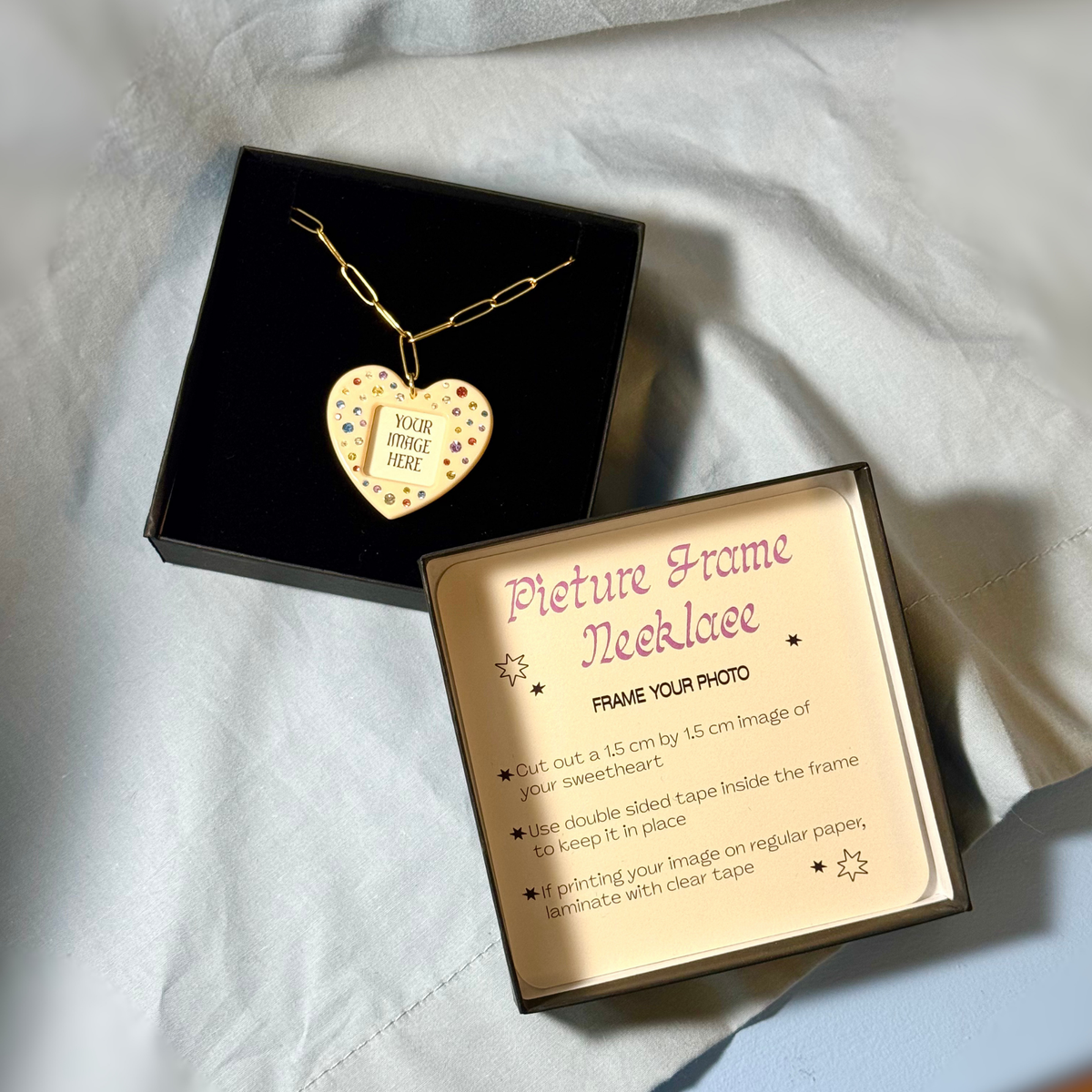 Mini Picture Frame Necklace