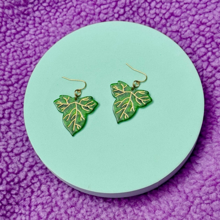 Ivy Leaf Earrings