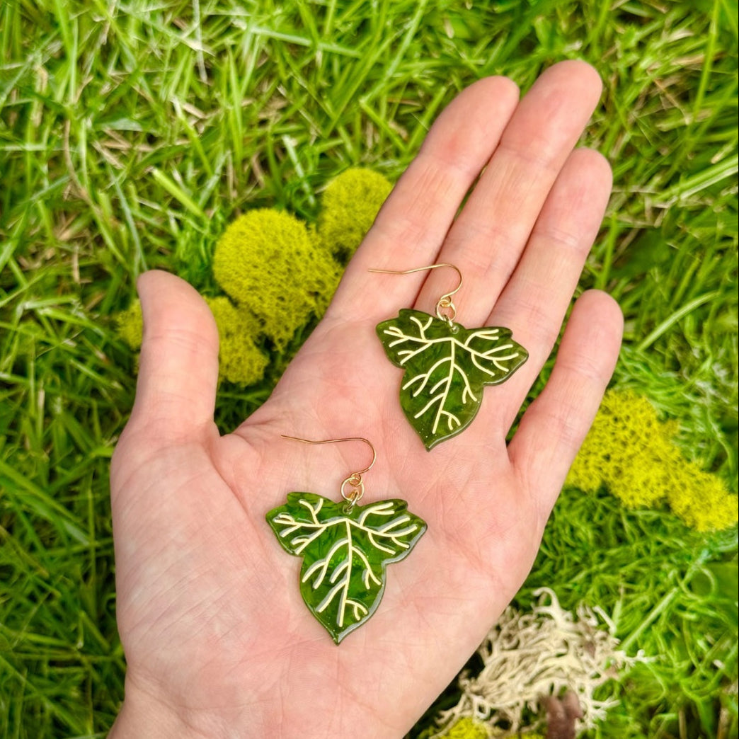Ivy Leaf Earrings