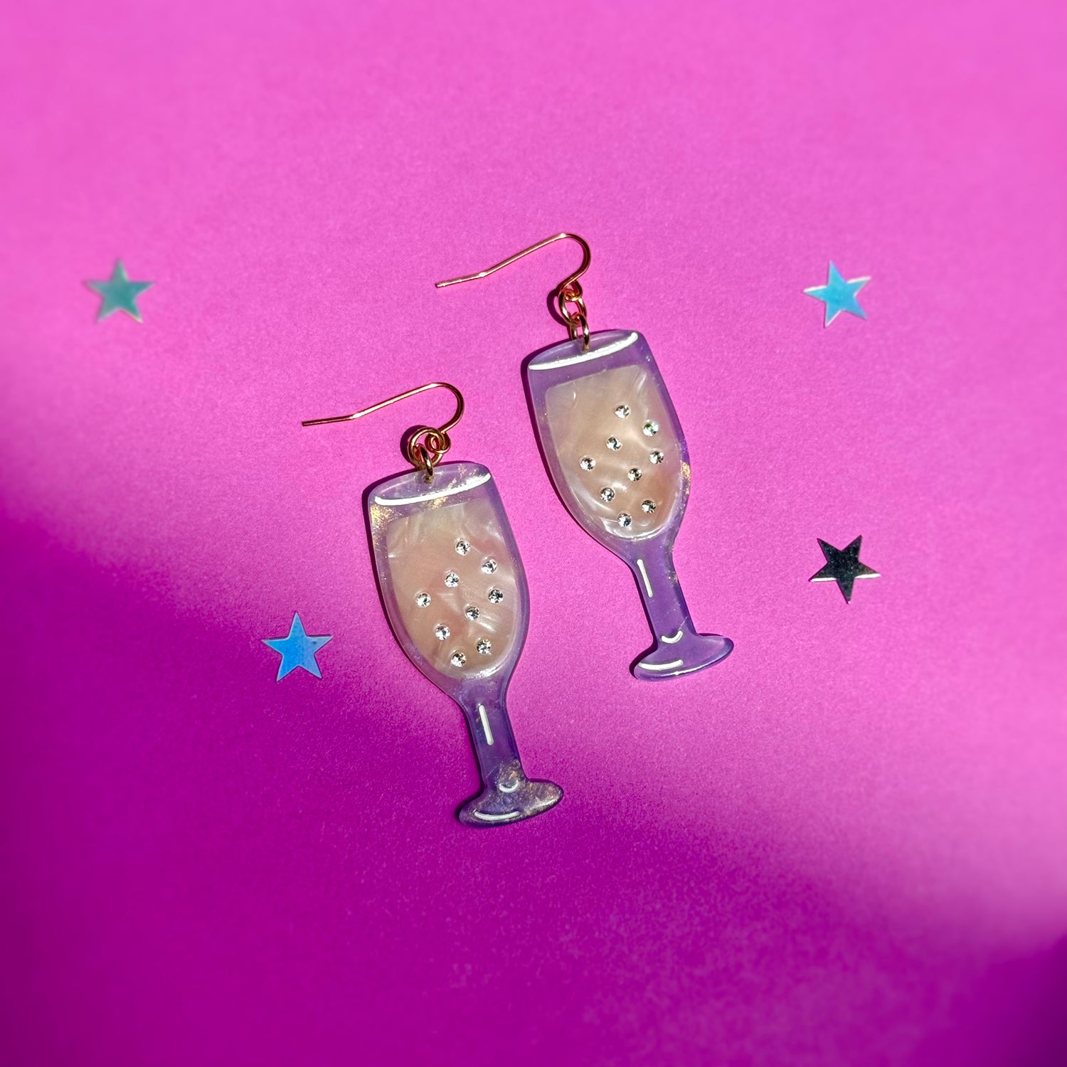 Champagne Earrings