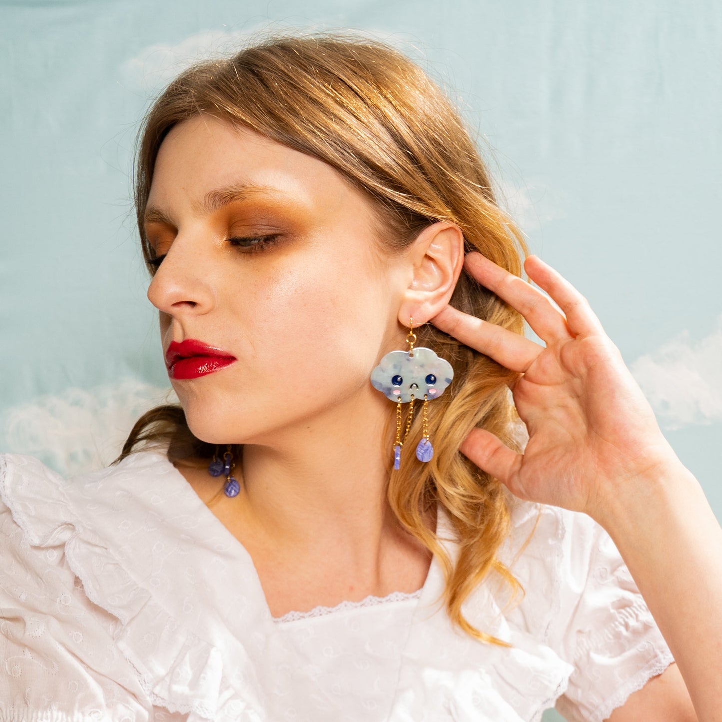 Crying Cloud Earrings
