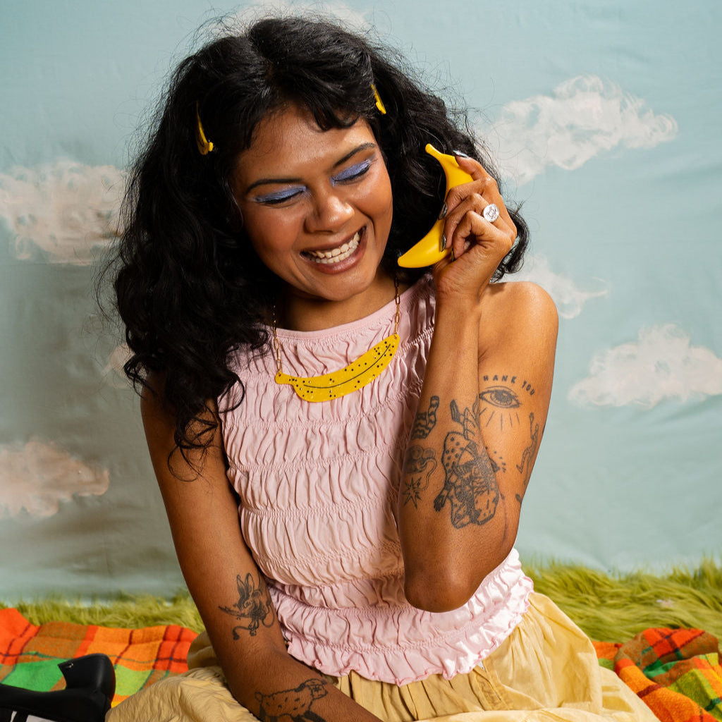 Ripe Banana Statement Necklace