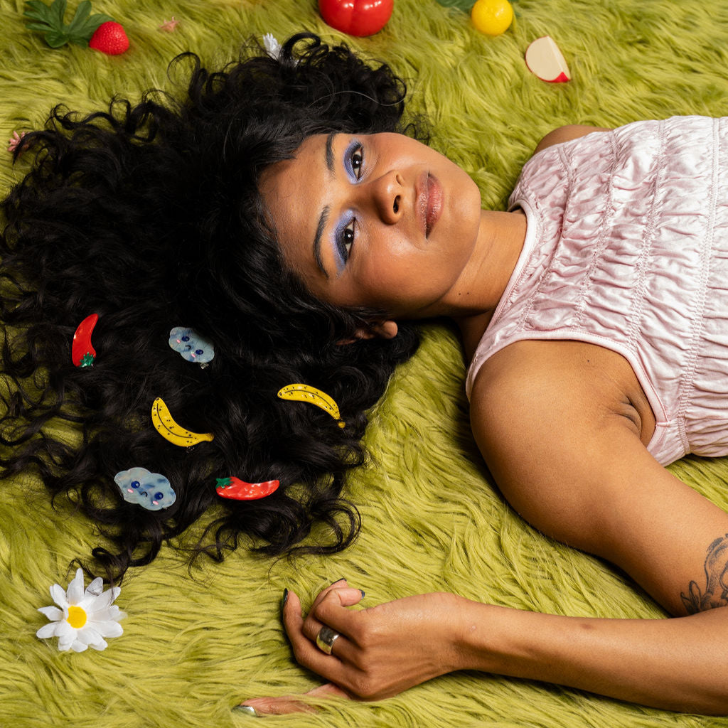 Ripe Banana Hair Clips