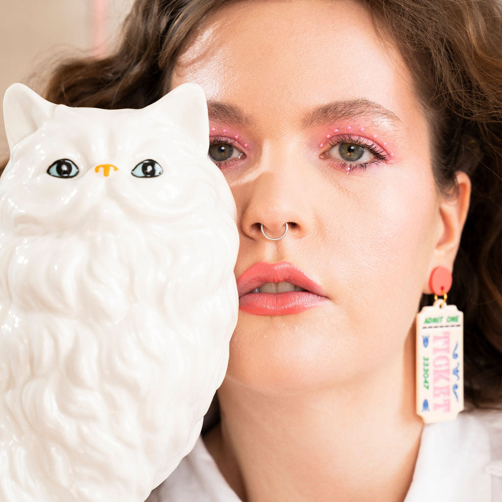 Ticket Stub Earrings