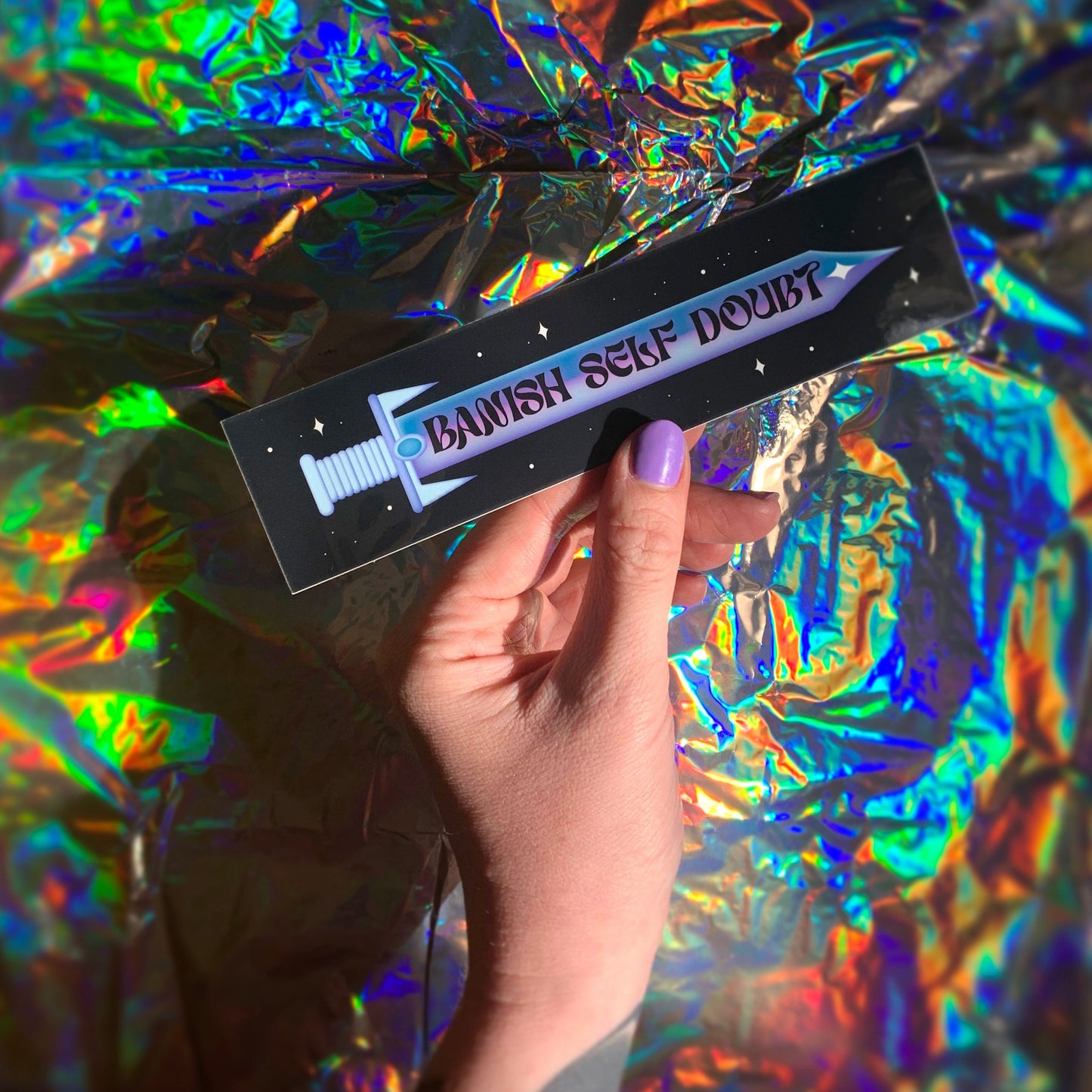 Banish Self Doubt Sticker