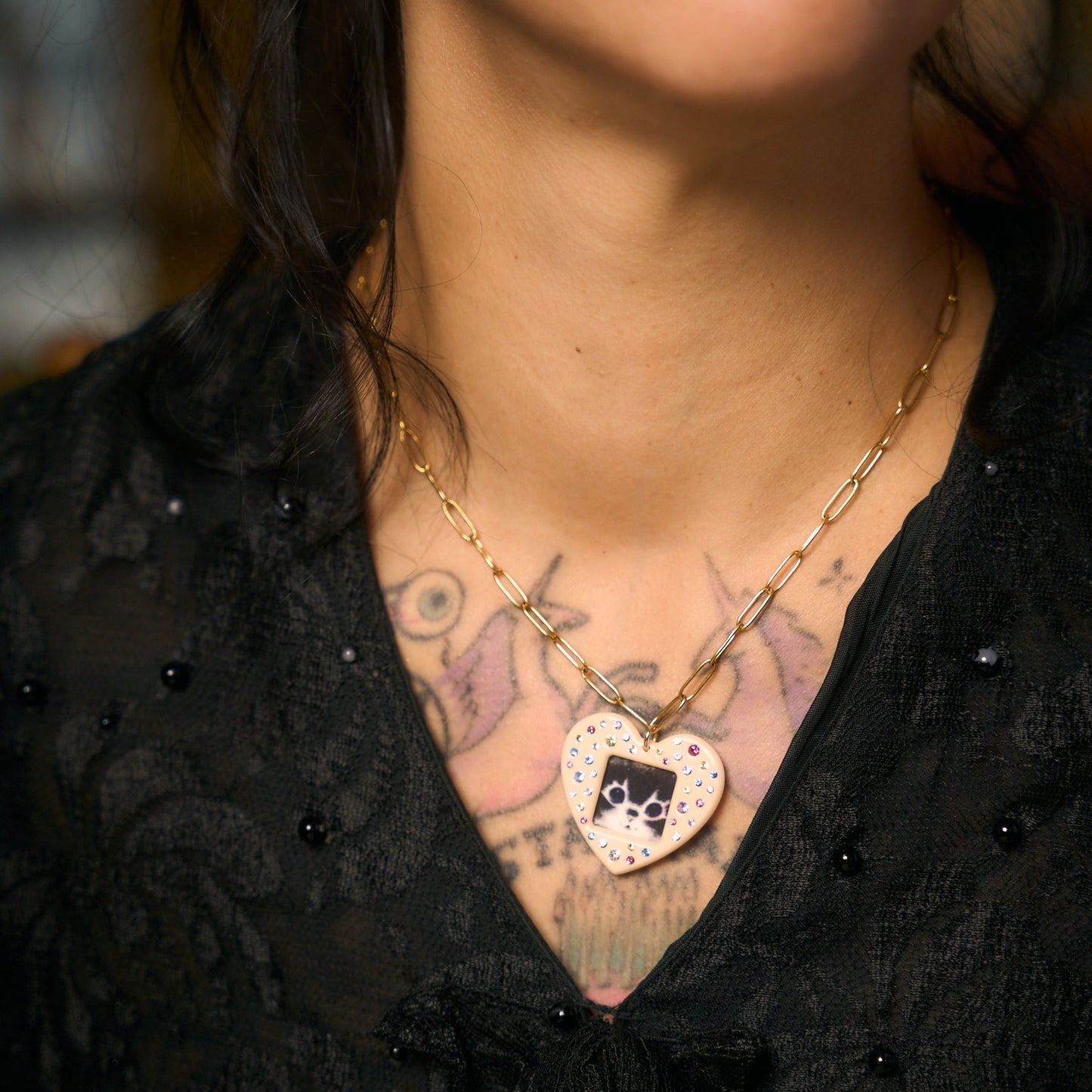 Mini Picture Frame Necklace