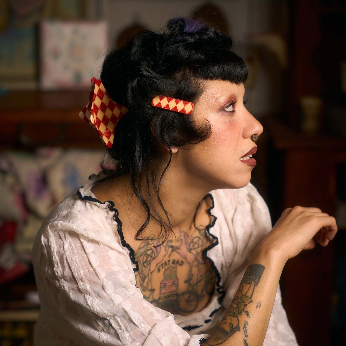Harlequin Hair Claw