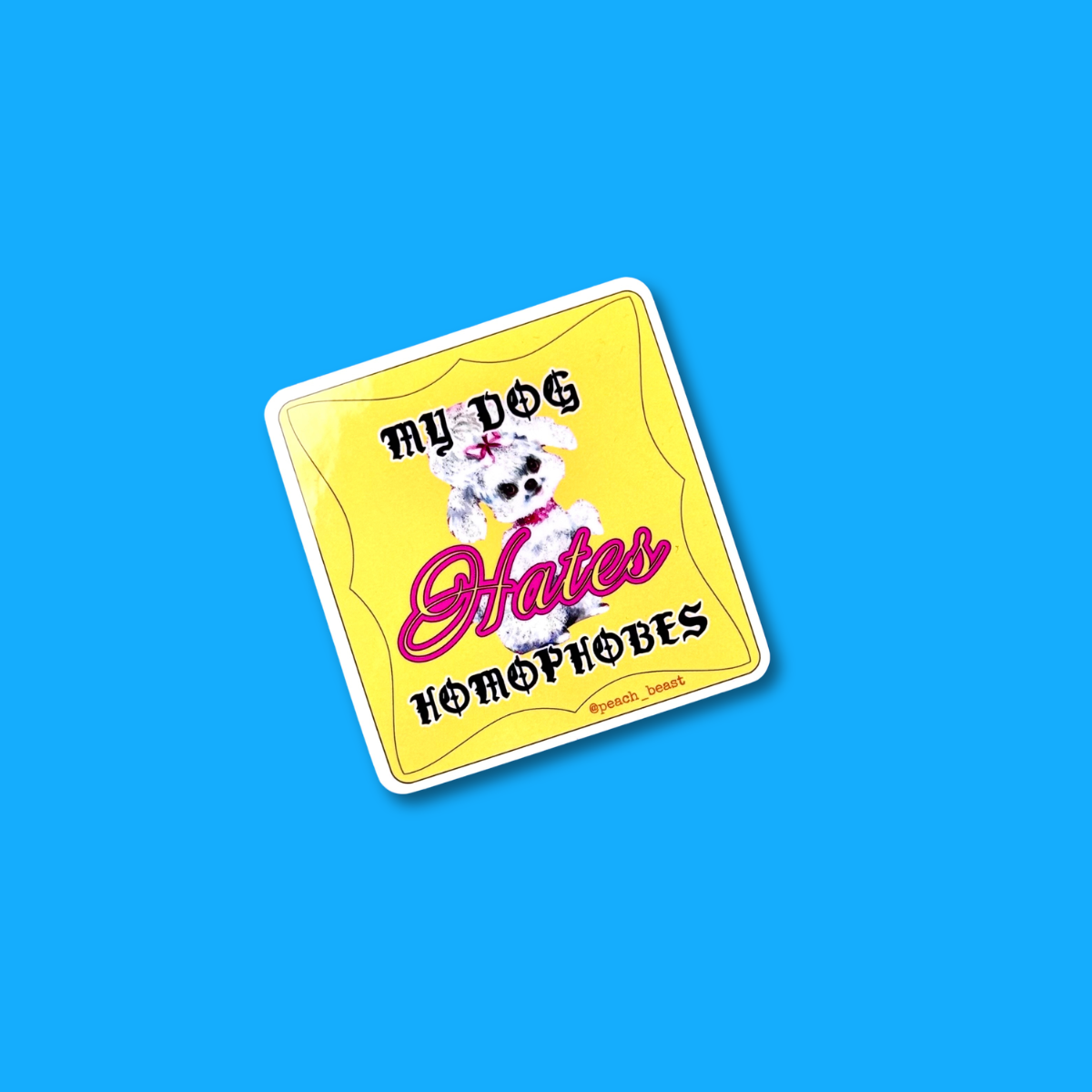 Pets For Queers Sticker