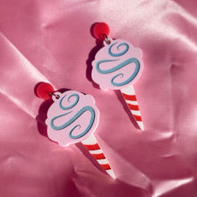 Load image into Gallery viewer, cotton candy earrings