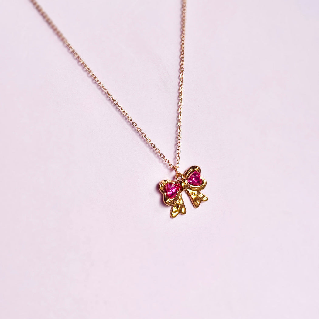 Bow Pendant Necklace