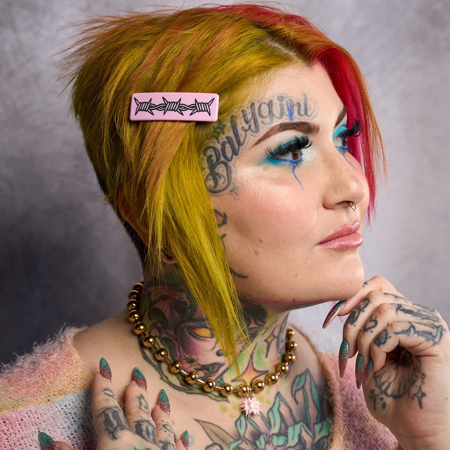 Barbed Wire Hair Clip Set