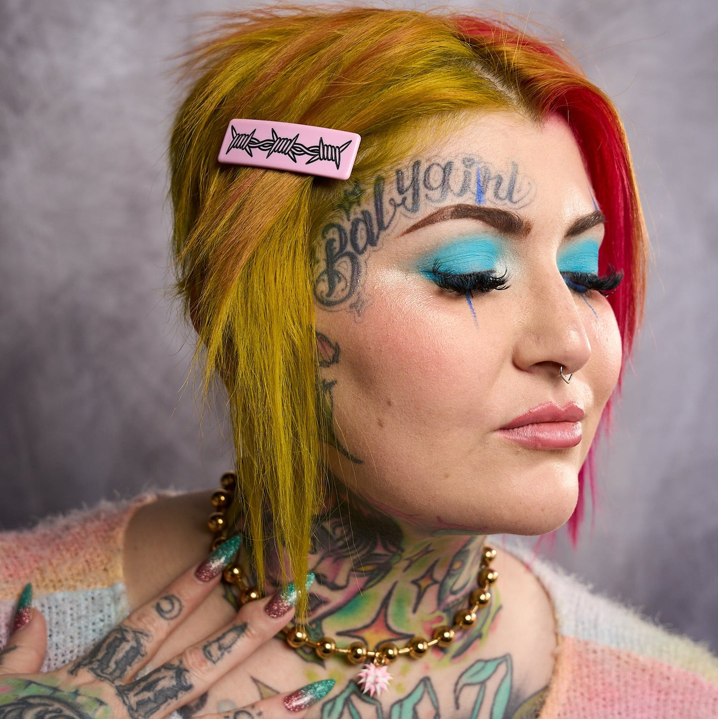 Barbed Wire Hair Clip Set