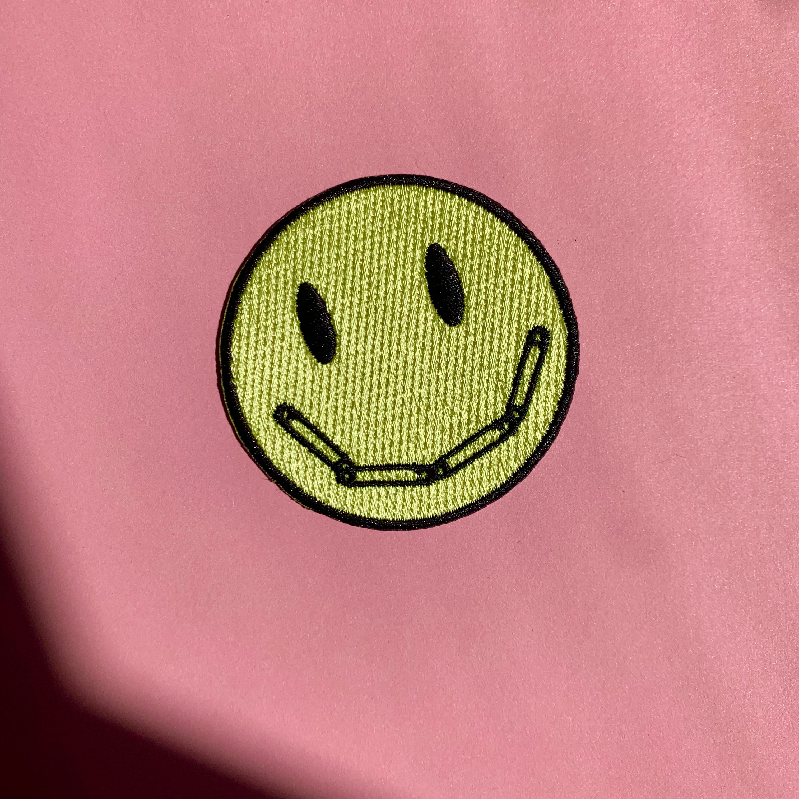 Punk Smiley Face Patch