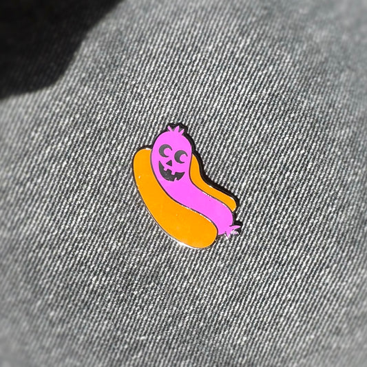 Halloweeny Enamel Pin