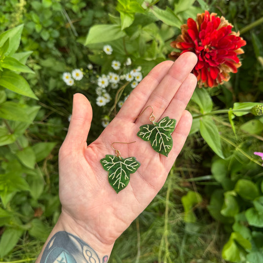 Ivy Leaf Earrings