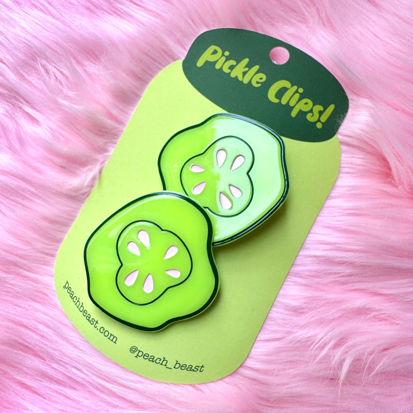 Pickle Hair Clip Set