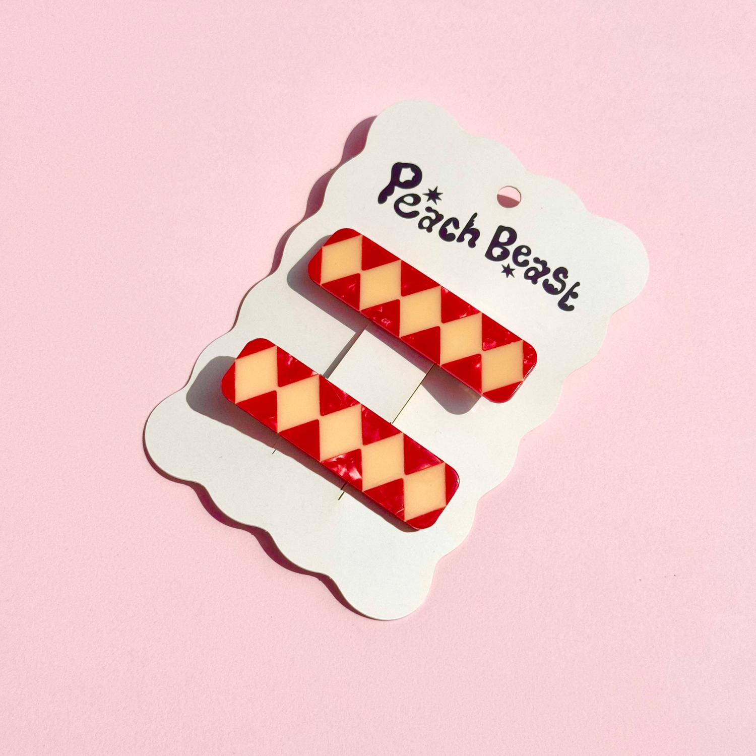 Harlequin Hair Clip Set