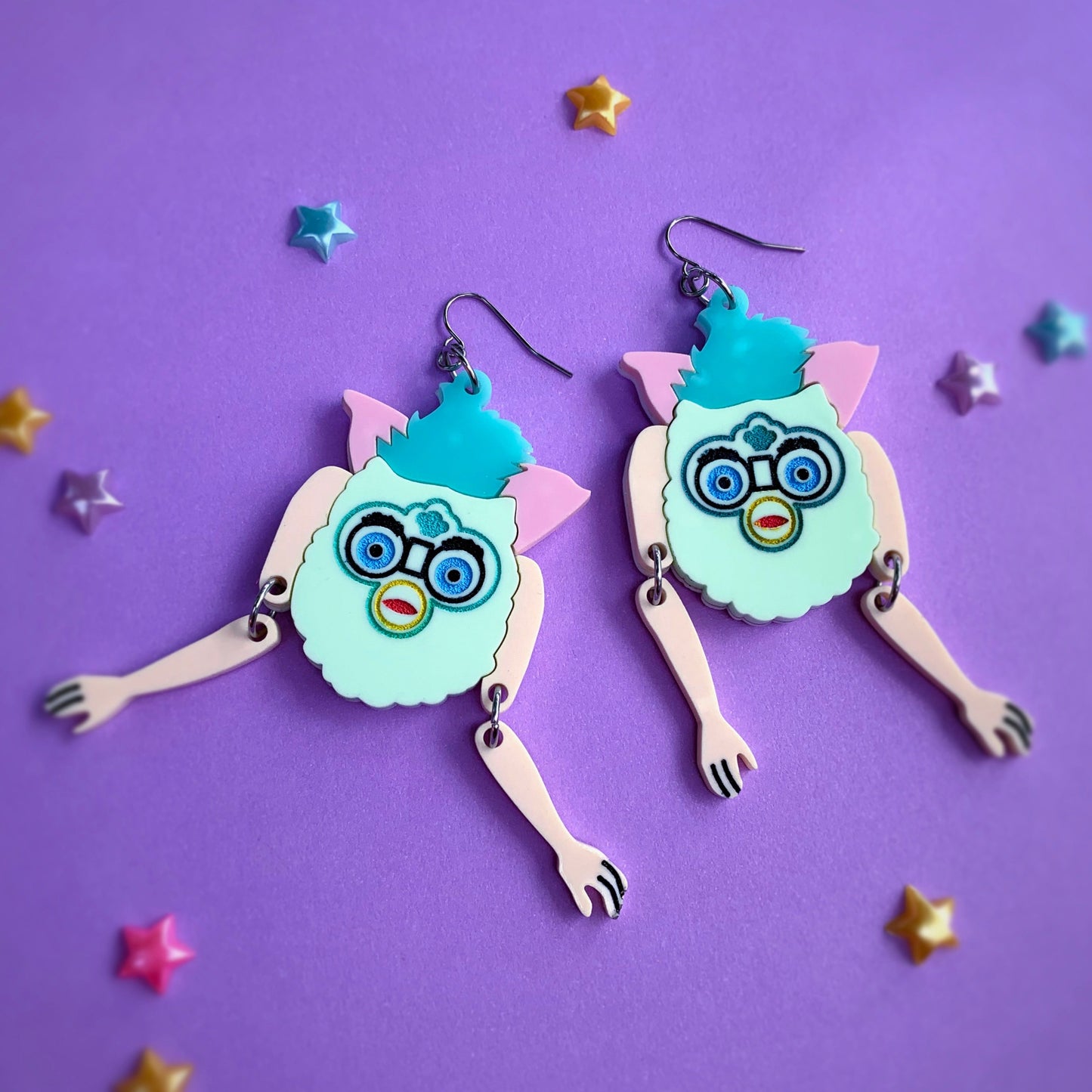 Cursed Furby Earrings