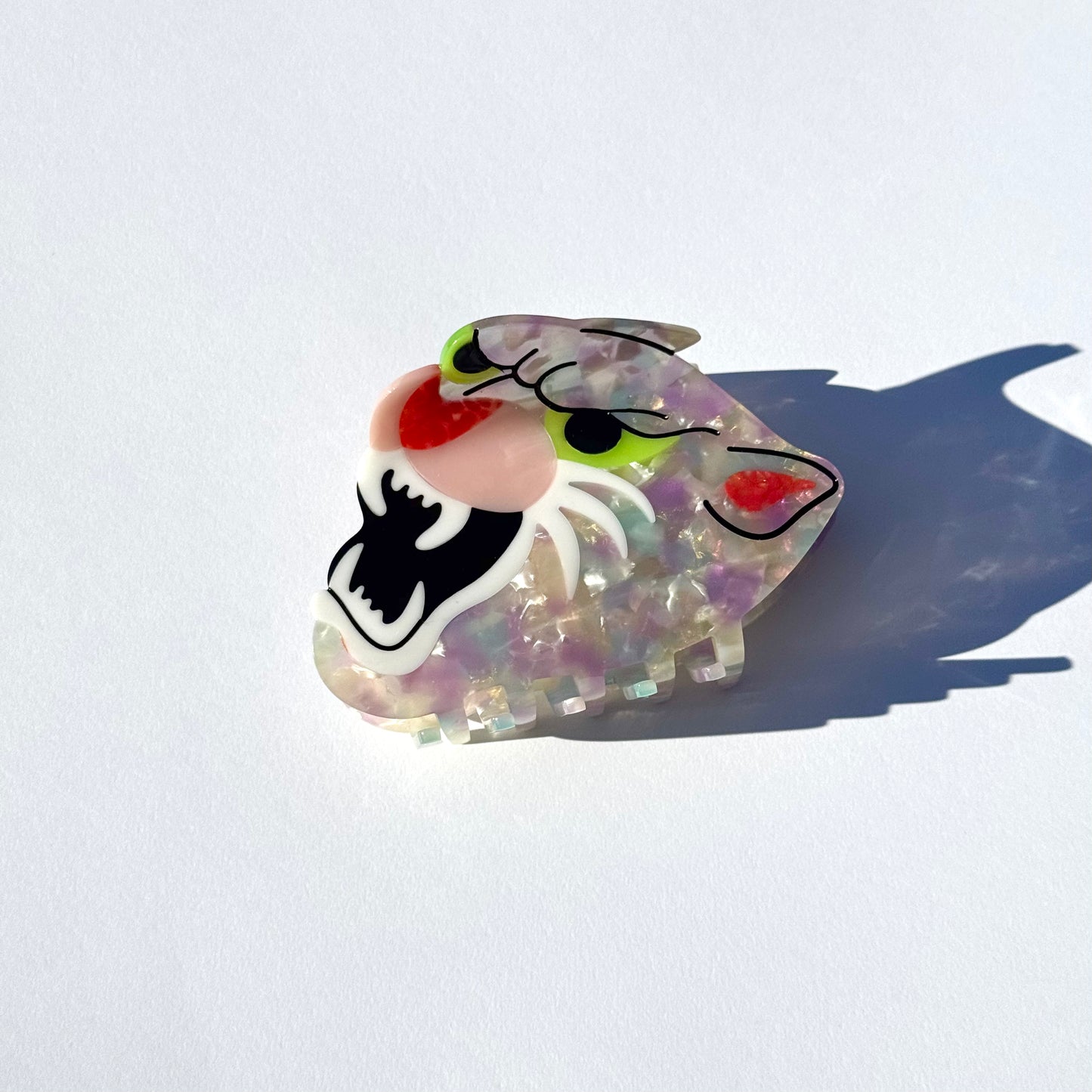 S-Pastel Leopard Head Claw