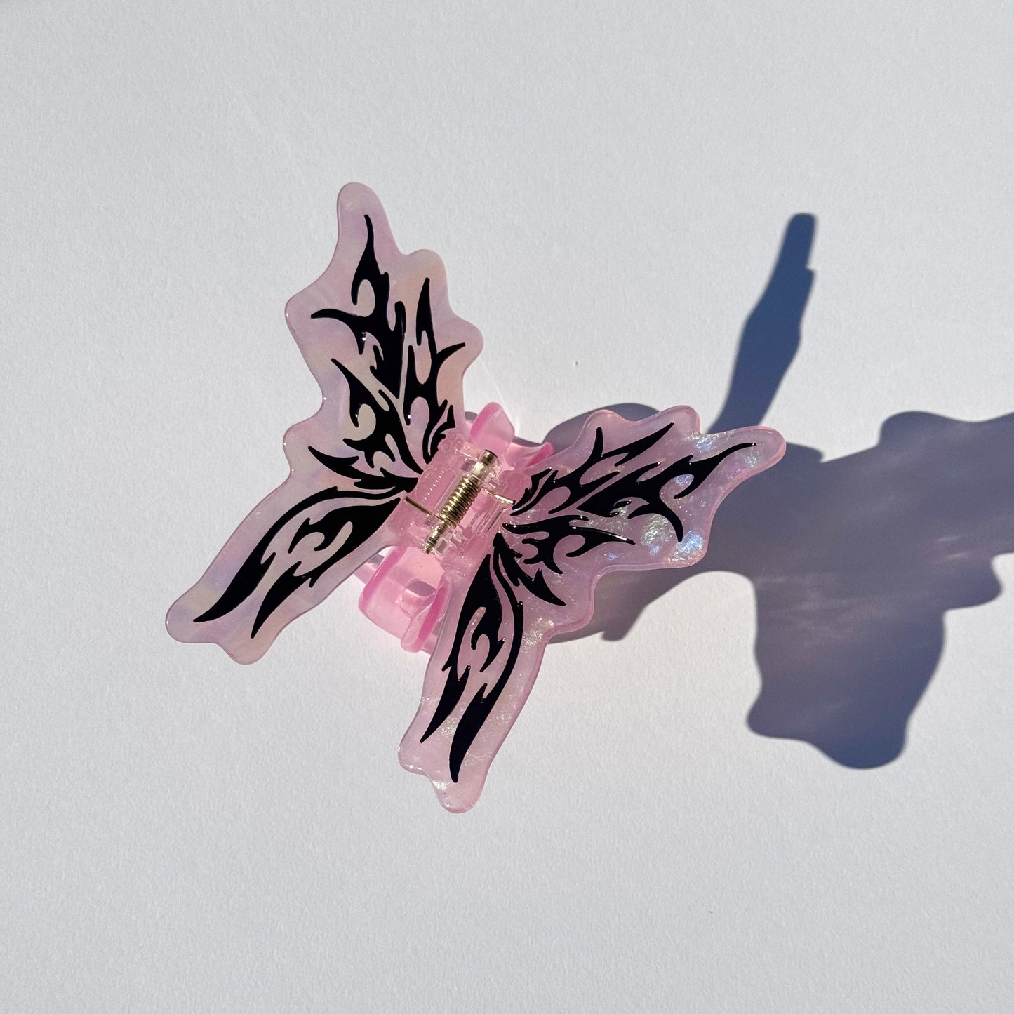 S-Butterfly Tattoo Hair Claw