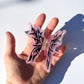 S-Butterfly Tattoo Hair Claw