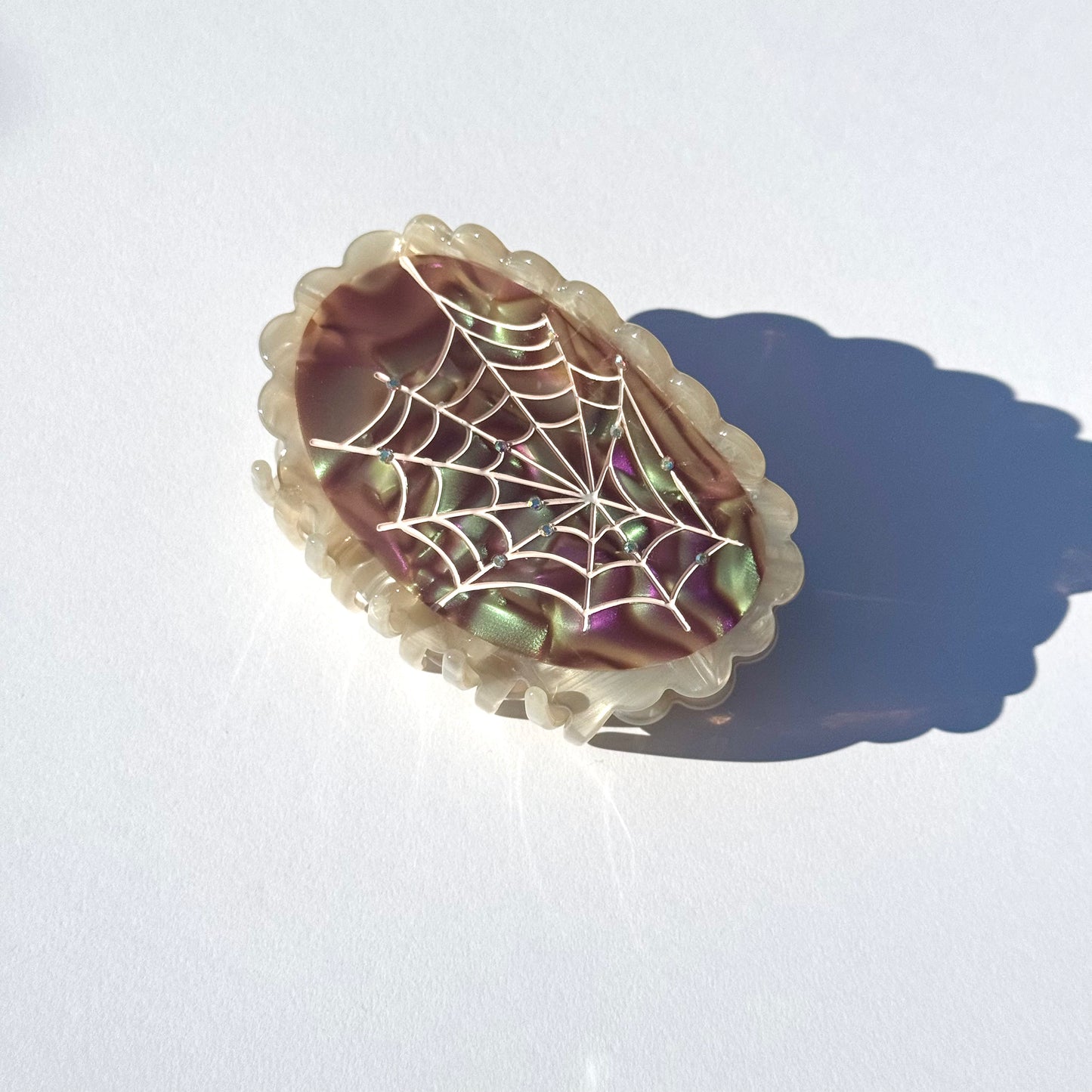 S-Spider Web Hair Claw