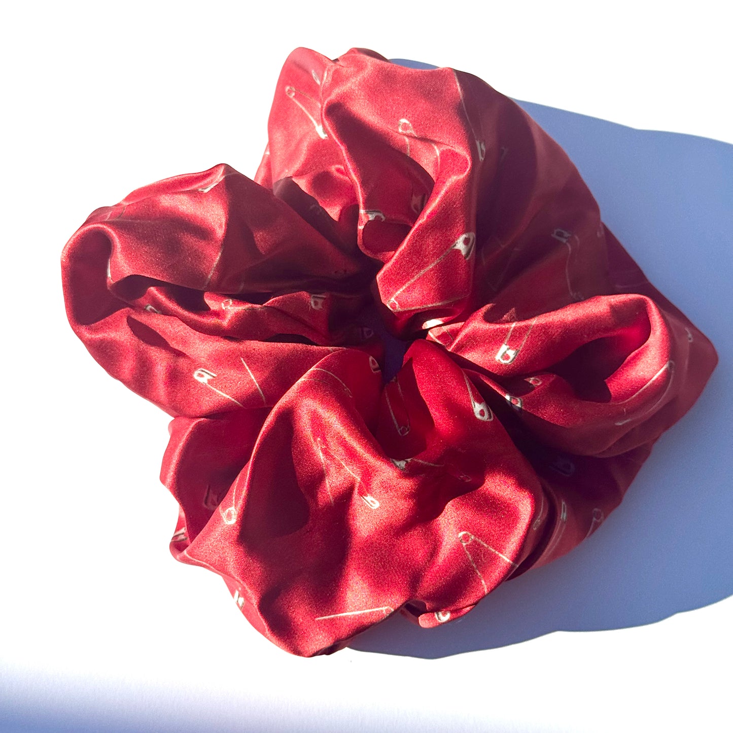 S-Safety Pin Scrunchie
