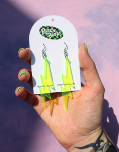 lightning bolt earrings